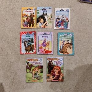 Lot Of 8 Paperback Pony Mysteries & Breyer Stablemates Books Educational Develop
